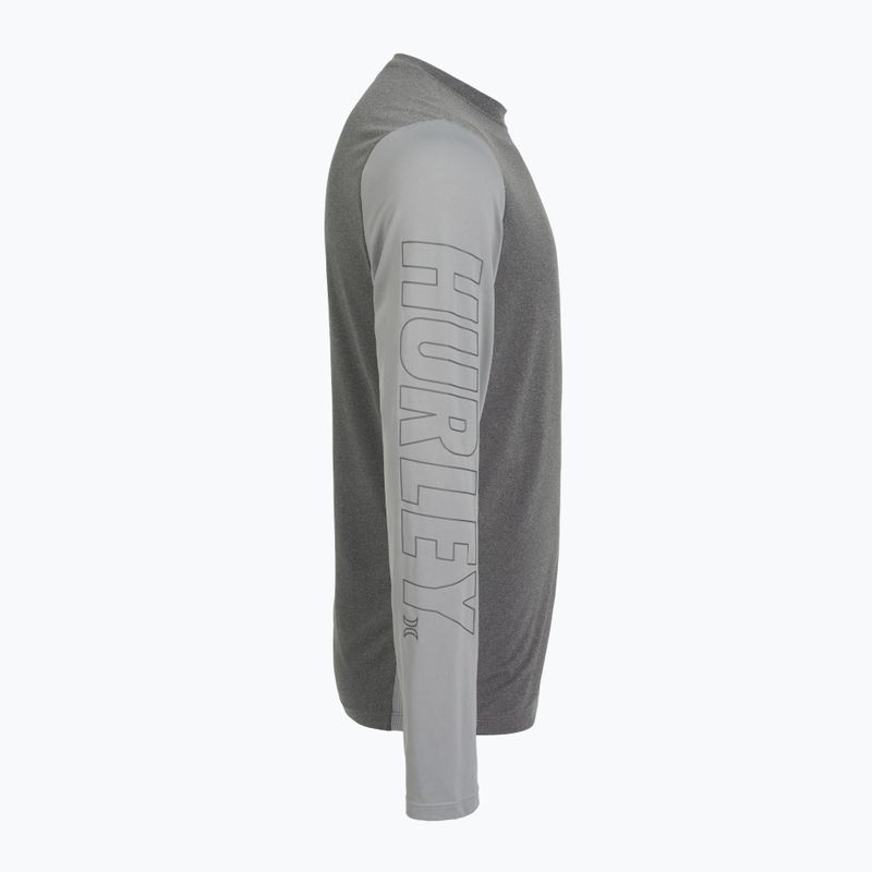 Мъжки дълъг ръкав Hurley H2O-Dri Easton ion grey heather 3