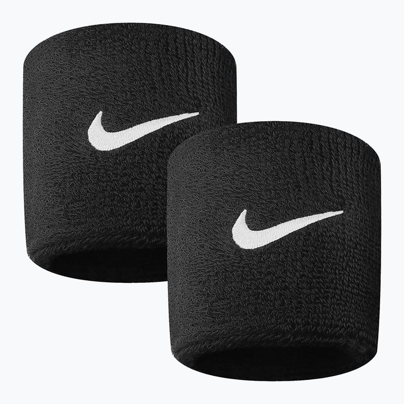 Nike Swoosh гривни 2 бр. черни NNN04-010 2