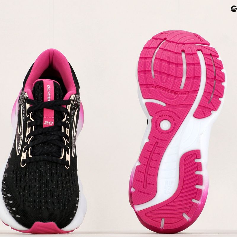 Дамски обувки за бягане Brooks Glycerin 20 black/fuchsia/linen 13