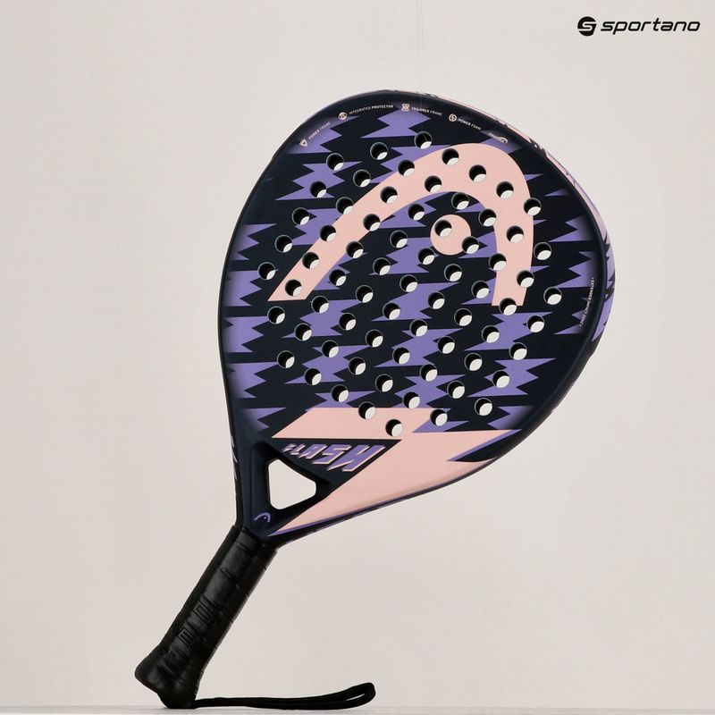 Гребло HEAD Flash Black and Pink 228272 12