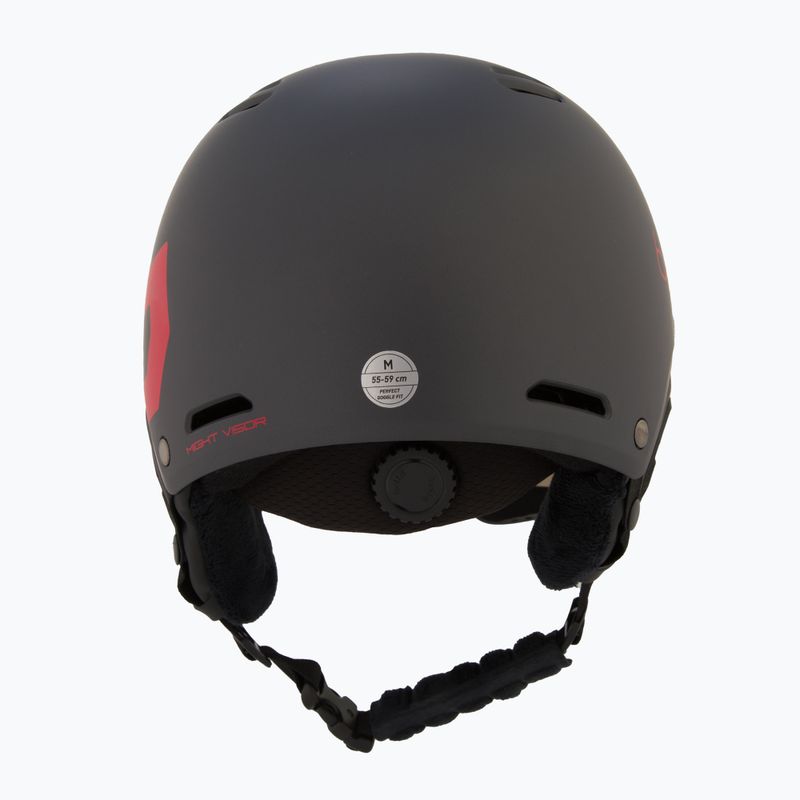 Ски каска Bollé Might Visor titanium red matte/brown gun 3