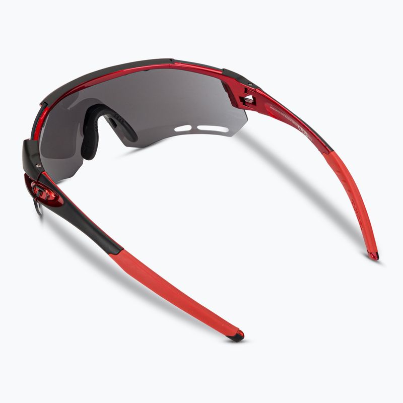 Очила за колоездене Tifosi Alliant 3 black red/smoke/ac red/clear 3