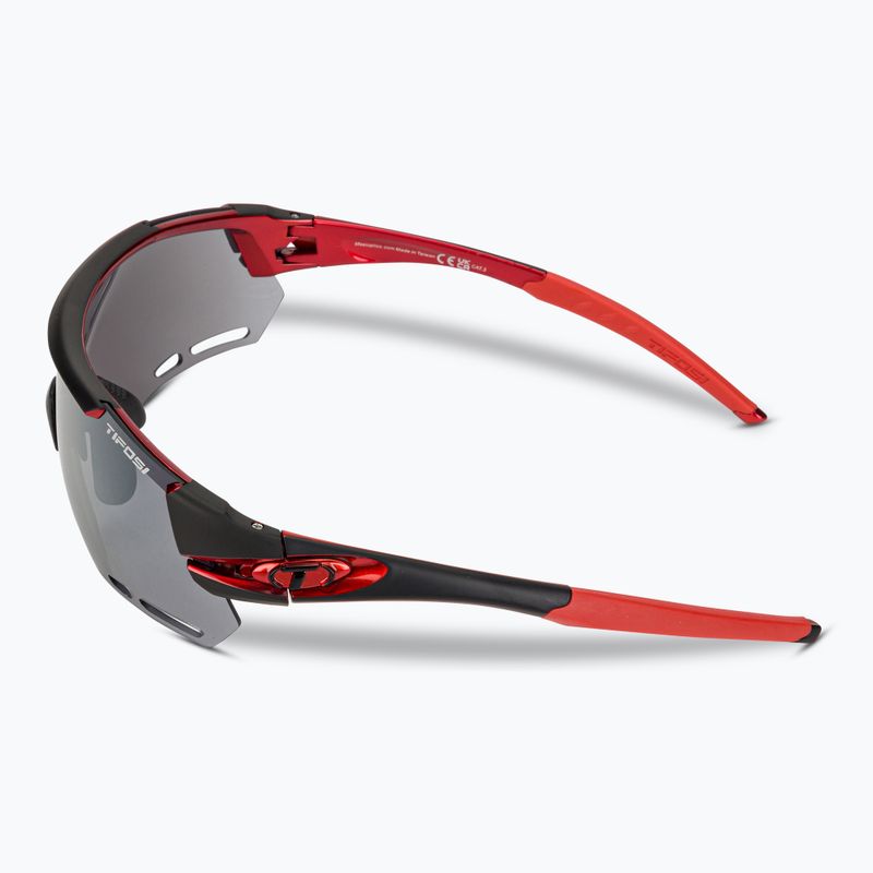 Очила за колоездене Tifosi Alliant 3 black red/smoke/ac red/clear 5