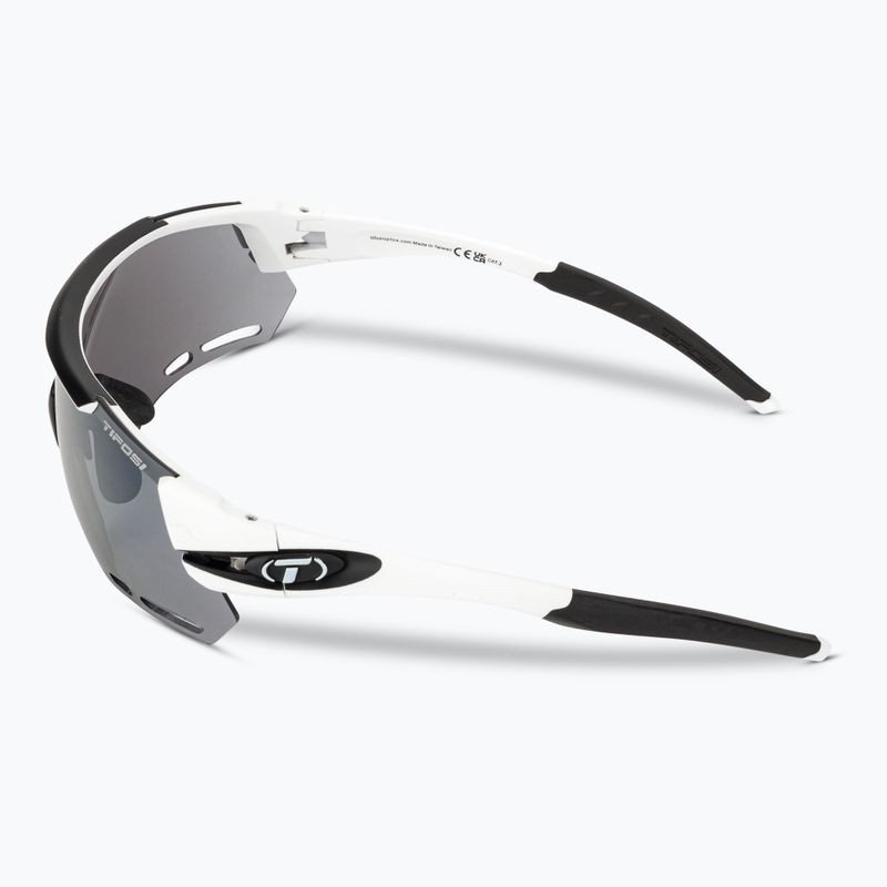 Очила за колоездене Tifosi Alliant 3 white black/smoke/ac red/clear 5