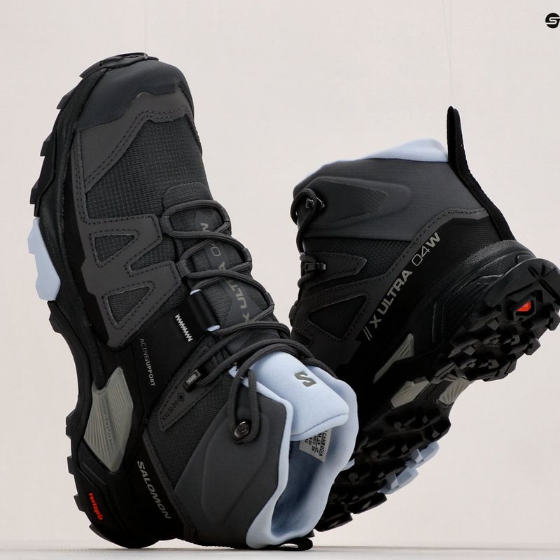 Дамски ботуши за трекинг Salomon X Ultra 4 Mid GTX magnet/black/zen 19