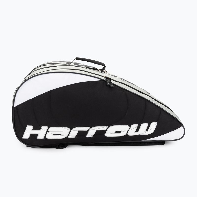 Тенис чанта Harrow Pro Racquet Bag black/silver 2