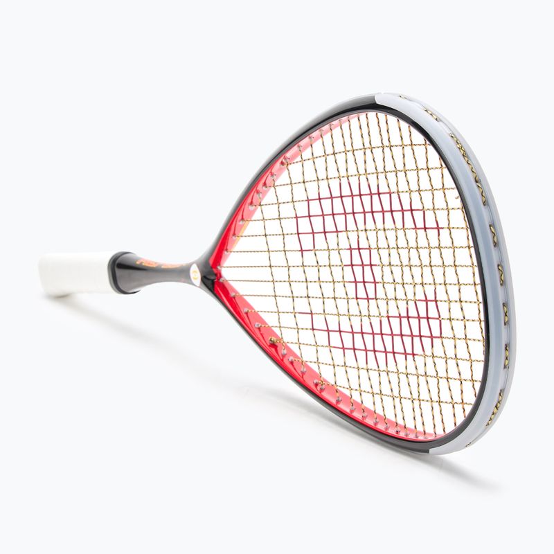 Ракета за скуош Harrow Reflex 125 Tarek Momen Signature black/ red/ yellow  2
