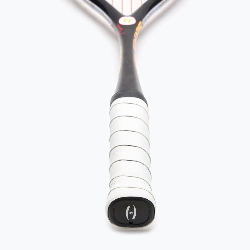 Ракета за скуош Harrow Reflex 125 Tarek Momen Signature black/ red/ yellow  3