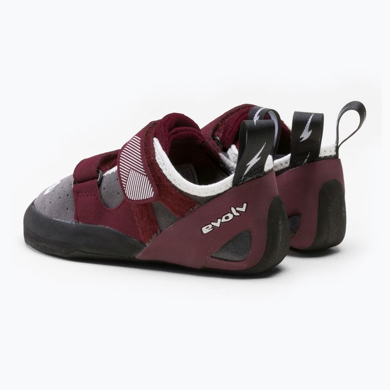 Дамски обувки за катерене Evolv Elektra grey/merlot 3