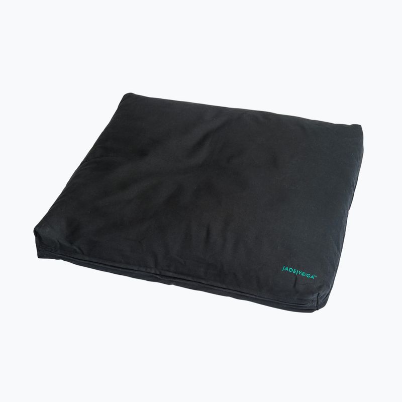 Възглавница за медитация JadeYoga Organic Cotton Zabuton Meditation Cushion black