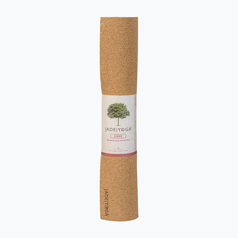 Подложка за йога JadeYoga Cork 72'' 4,5 mm natural 6
