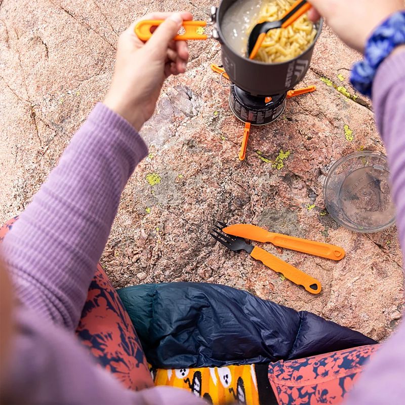 Оранжеви прибори за хранене Jetboil TrailWare 12