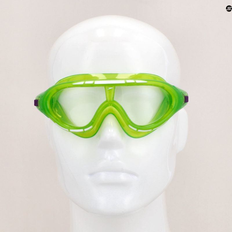 Плувна маска Speedo Biofuse Rift Junior зелена 7