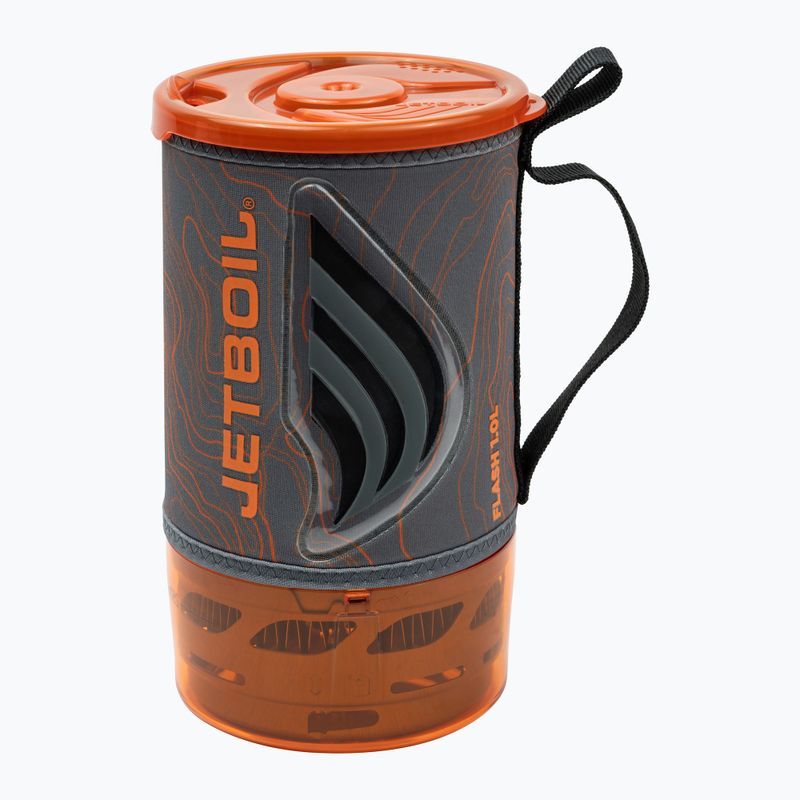Туристически котлон Jetboil New Flash Java Personal Cooking System + ветрозащитен капак topo 3