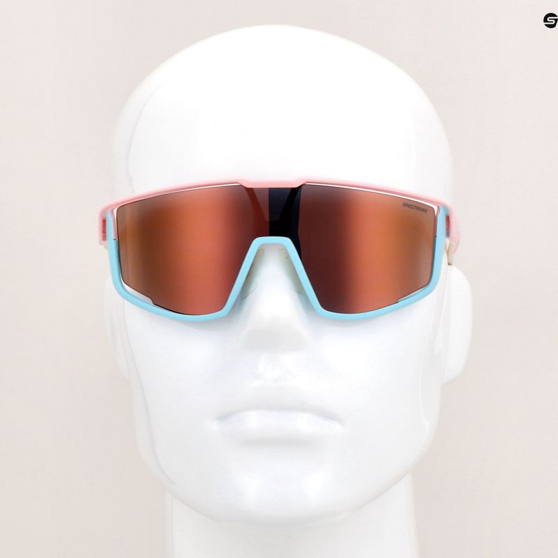 Очила за колоездене Julbo Fury Spectron 3Cf матово пастелно розово/светло синьо 9