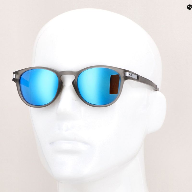 Слънчеви очила Oakley Latch matte grey ink/prizm sapphire polarized 14