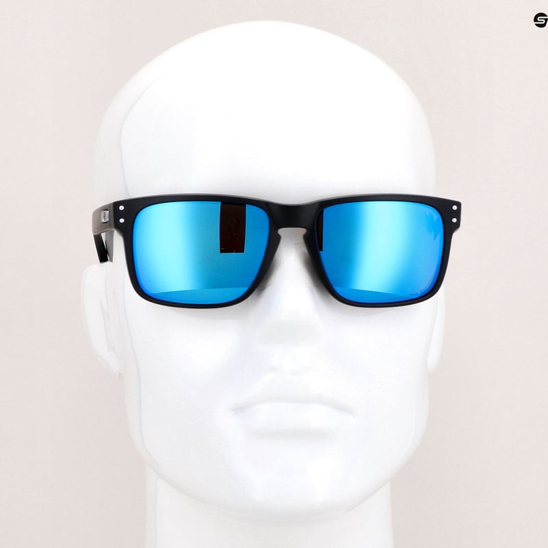 Слънчеви очила Oakley Holbrook matte black/prizm sapphire polarized 14