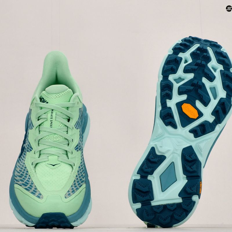 Дамски обувки за бягане HOKA Mafate Speed 4 lime glow/ocean mist 13