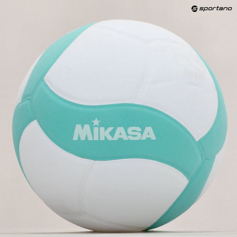 Волейболна топка Mikasa V430W в бяло и зелено размер 4 5