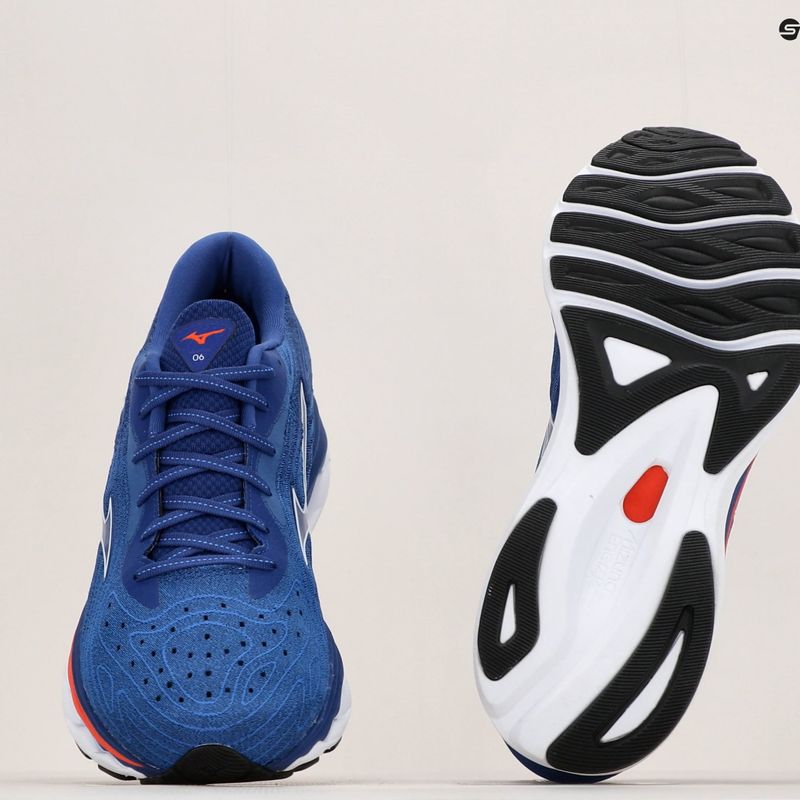 Мъжки обувки за бягане Mizuno Wave Sky 6 turquoise sea/white/cherry tomato 13