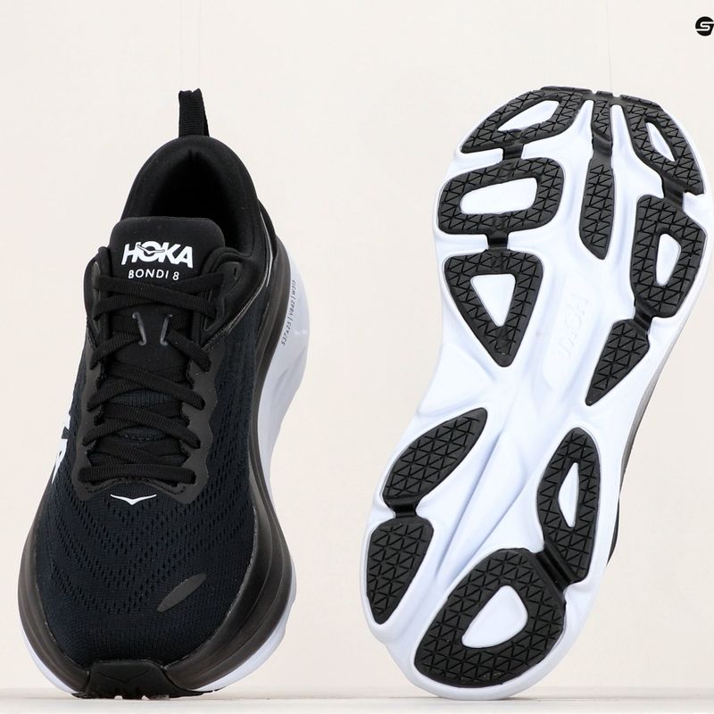 Мъжки обувки за бягане HOKA Bondi 8 black/white 12
