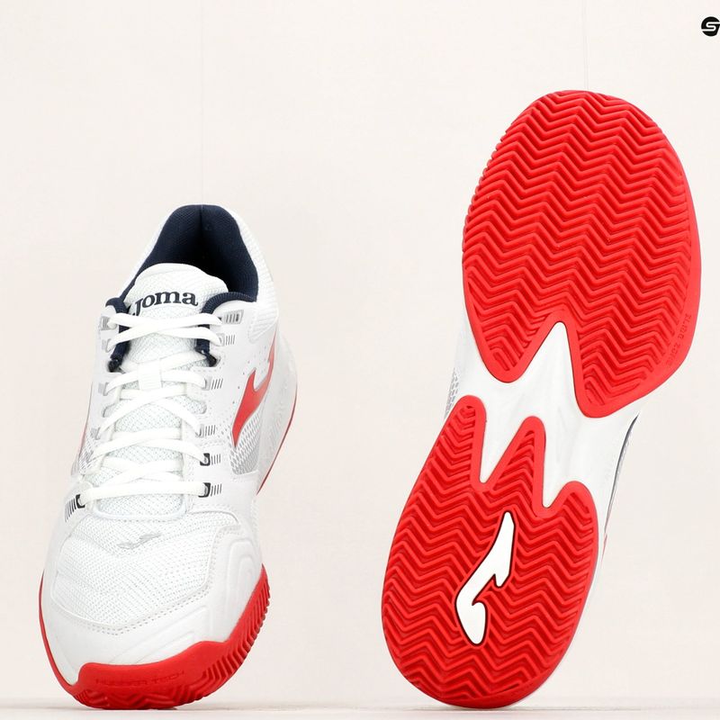 Мъжки обувки за тенис Joma Master 1000 white/red 12