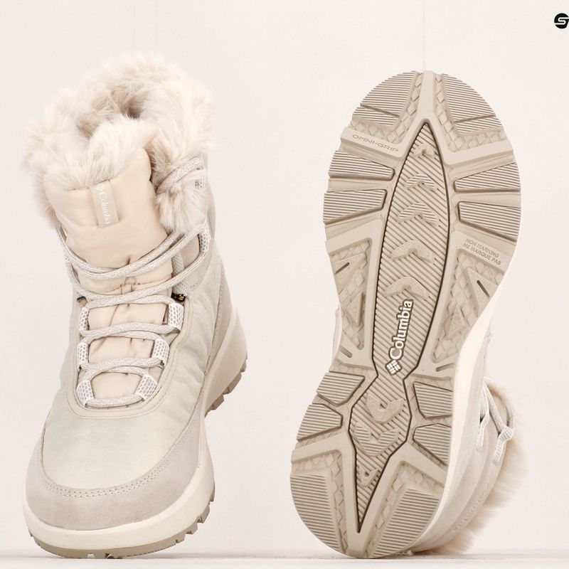 Дамски ботуши за сняг Columbia Slopeside Peak Luxe dark stone/sea salt 25