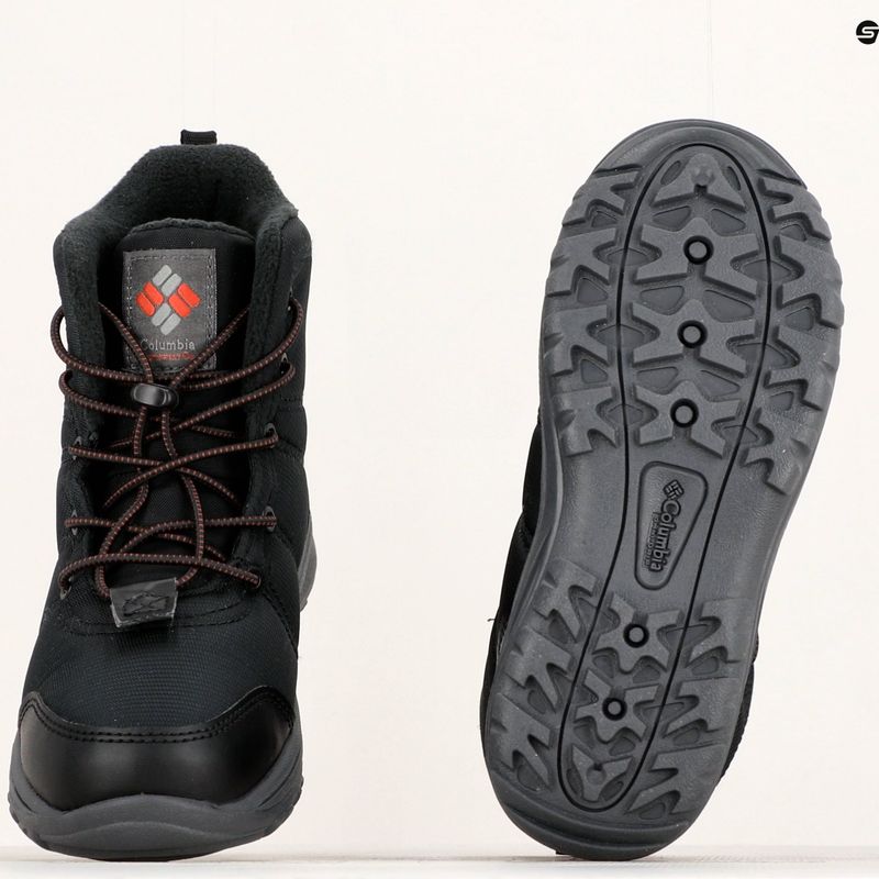 Детски ботуши за трекинг Columbia Fairbanks Omni-Heat Youth black/warp red 22