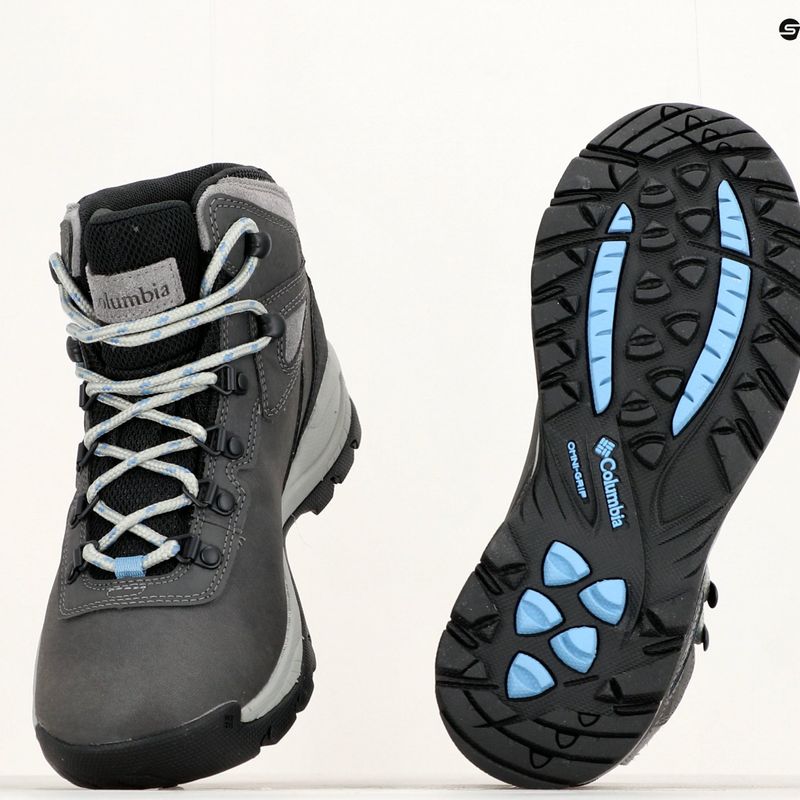 Дамски ботуши за трекинг Columbia Newton Ridge Plus quarry/cool wave 17