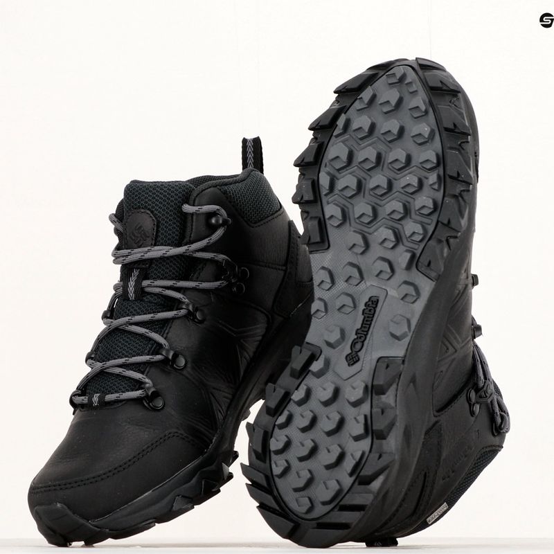 Columbia Peakfreak II Mid Outdry Leather black/graphite дамски туристически обувки 23