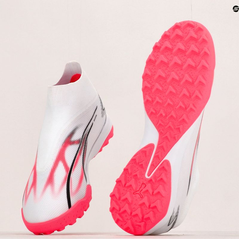 Мъжки футболни обувки PUMA Ultra Match+ Ll TT puma white/puma black/fire orchid 12