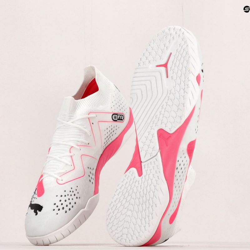 PUMA Future Match IT мъжки футболни обувки puma white/puma black/fire orchid 15