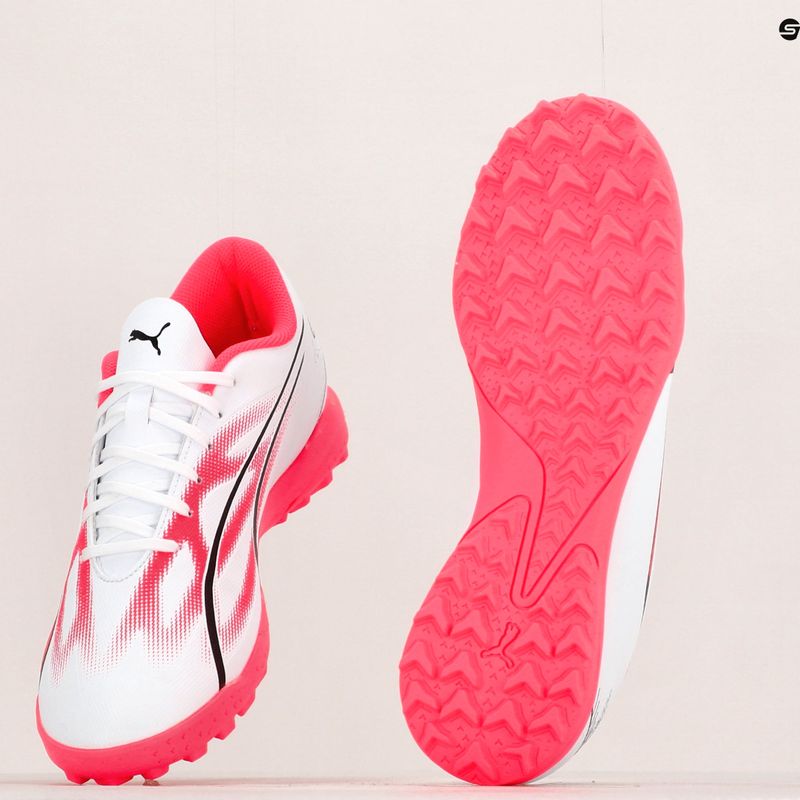Мъжки футболни обувки PUMA Ultra Play FG/AG puma white/puma black/fire orchid 14
