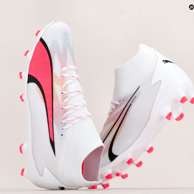 Детски футболни обувки PUMA Ultra Pro FG/AG Jr puma white/puma black/fire orchid 17