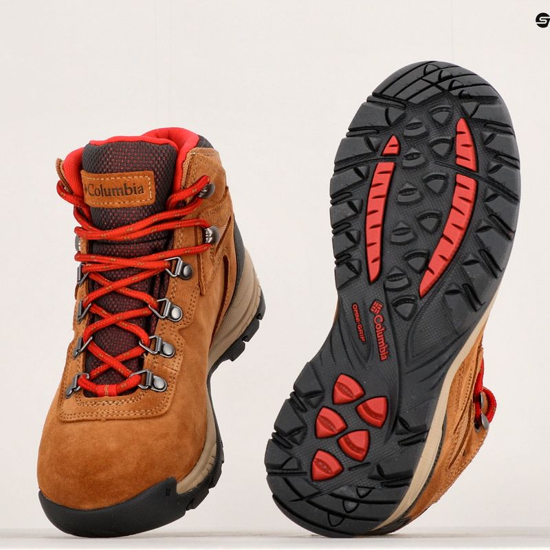 Columbia Newton Ridge Plus WP Amped elk/mountain red 286 дамски ботуши за трекинг 21