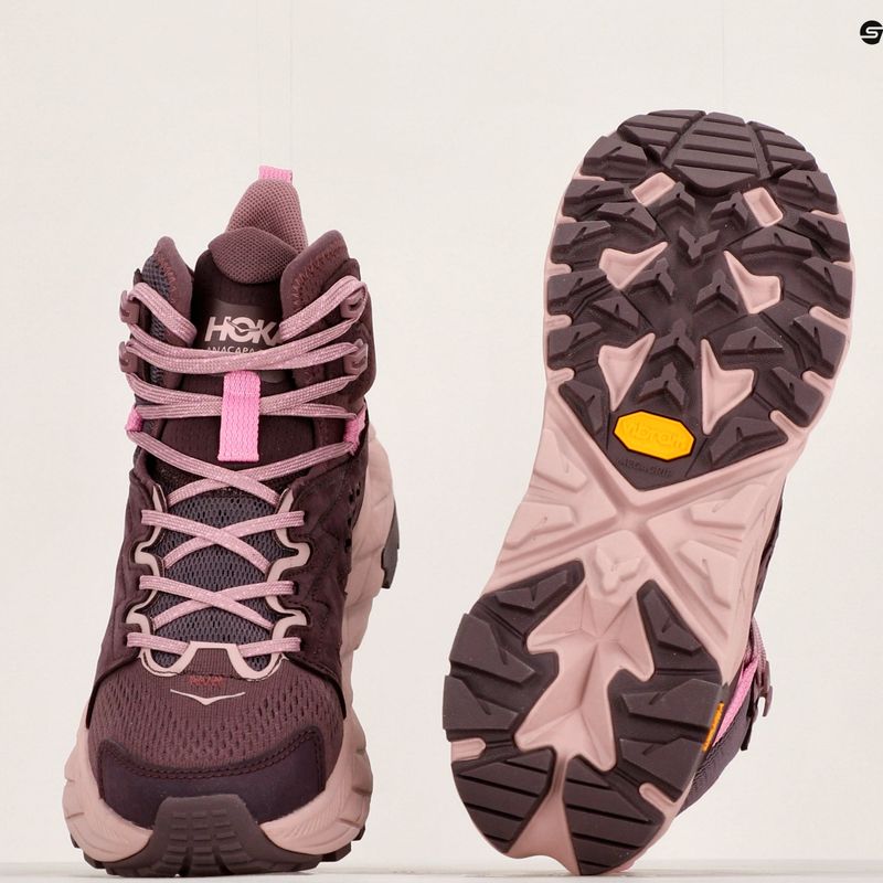 Дамски обувки за трекинг HOKA Anacapa Breeze Mid raisin/pale mauve 13