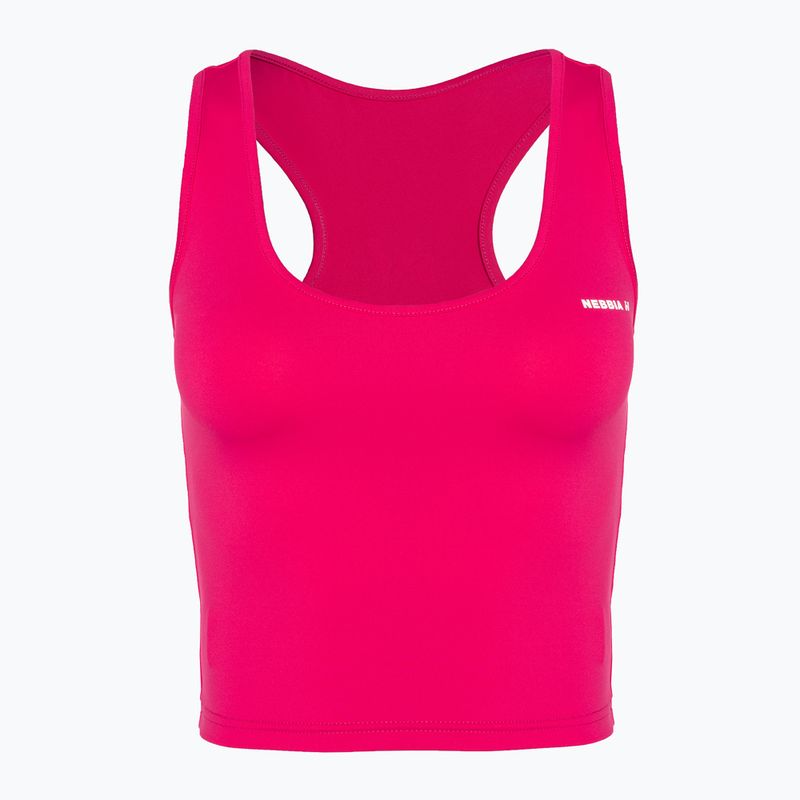 Дамски тренировъчен потник NEBBIA Sporty Slim Fit Crop pink 4