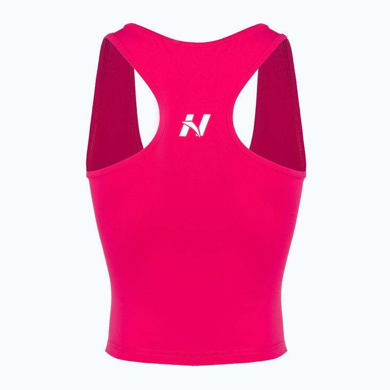 Дамски тренировъчен потник NEBBIA Sporty Slim Fit Crop pink 5