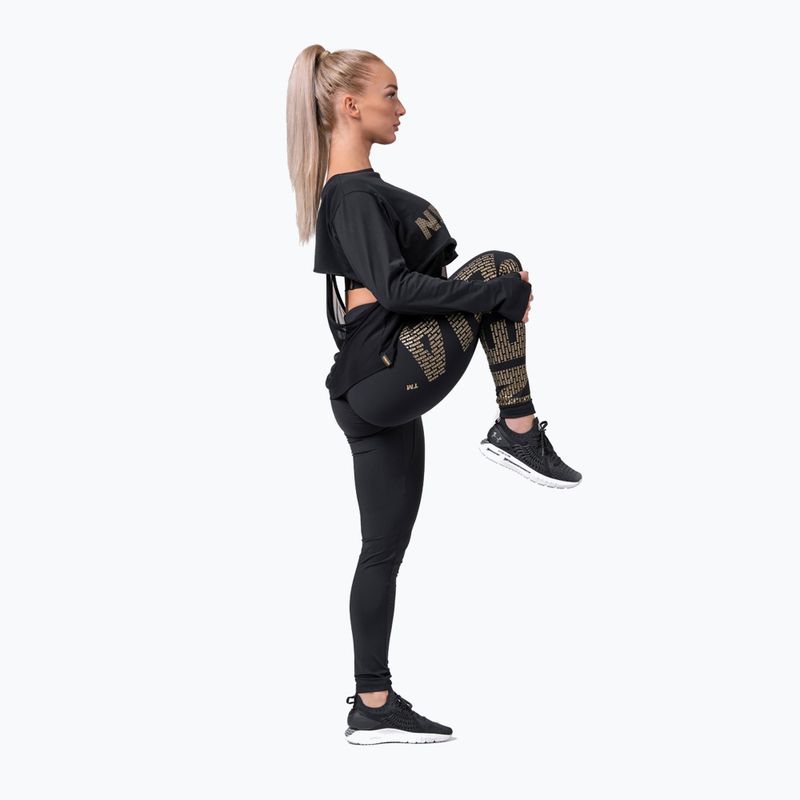 Дамски клинове за тренировка NEBBIA Gold Print black 8270110 2
