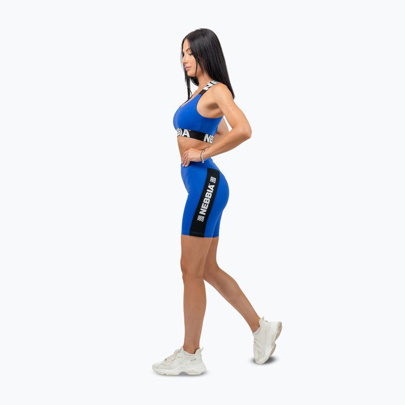Спортен сутиен NEBBIA Iconic blue 4