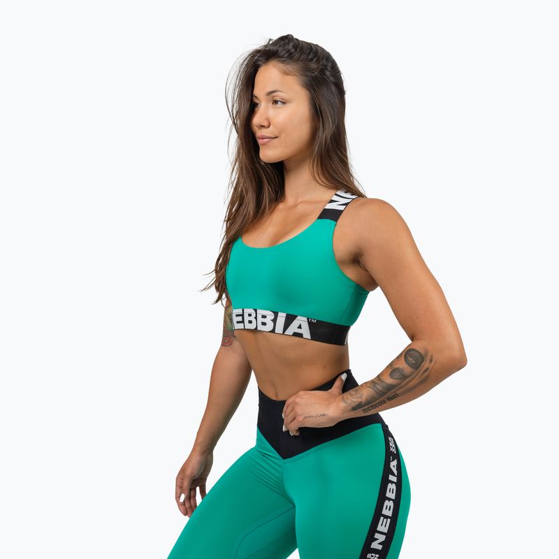 Спортен сутиен NEBBIA Ikoniczna zieleń
