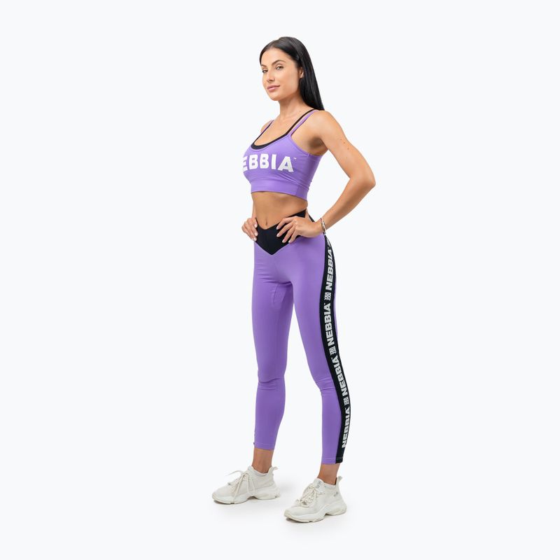 Сутиен fitness NEBBIA Flex lila 2