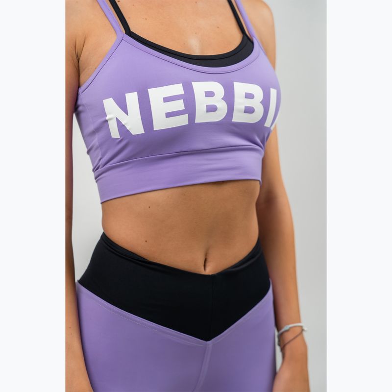 Сутиен fitness NEBBIA Flex lila 4