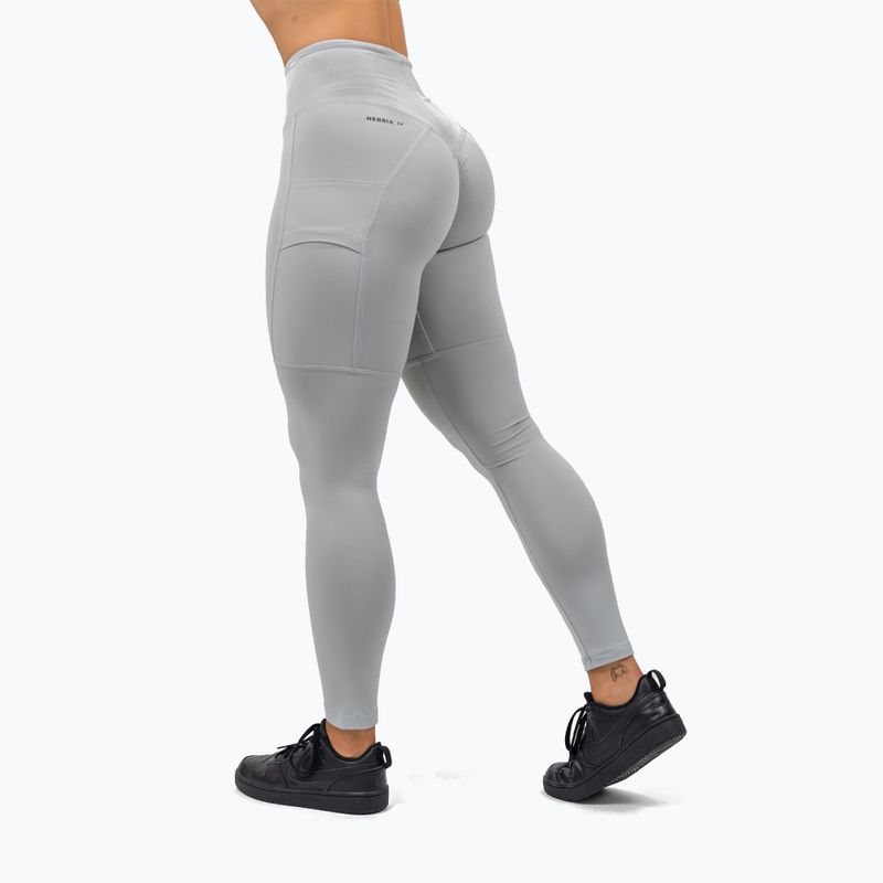 Дамски тренировъчен клин NEBBIA Leg Day Goals grey 3