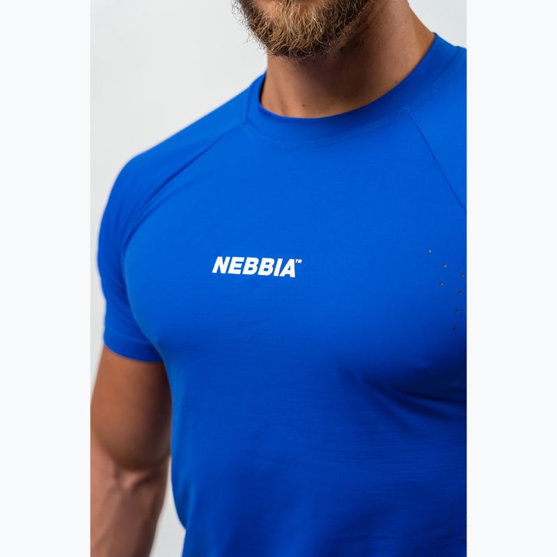 Мъжка тениска за тренировка NEBBIA Performance blue 5