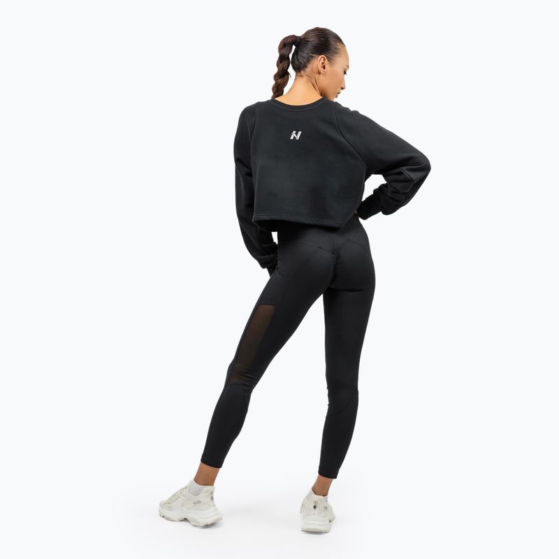 Дамски топ за тренировка NEBBIA Gym Spirit Crop black 3