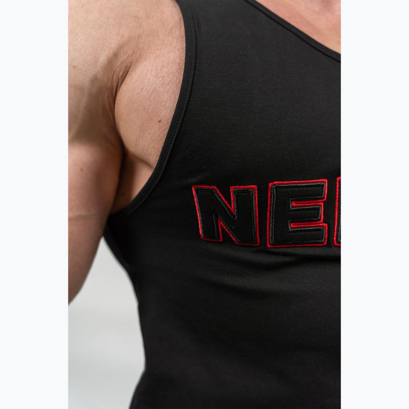 Мъжки потник за тренировка NEBBIA Strenght black 3
