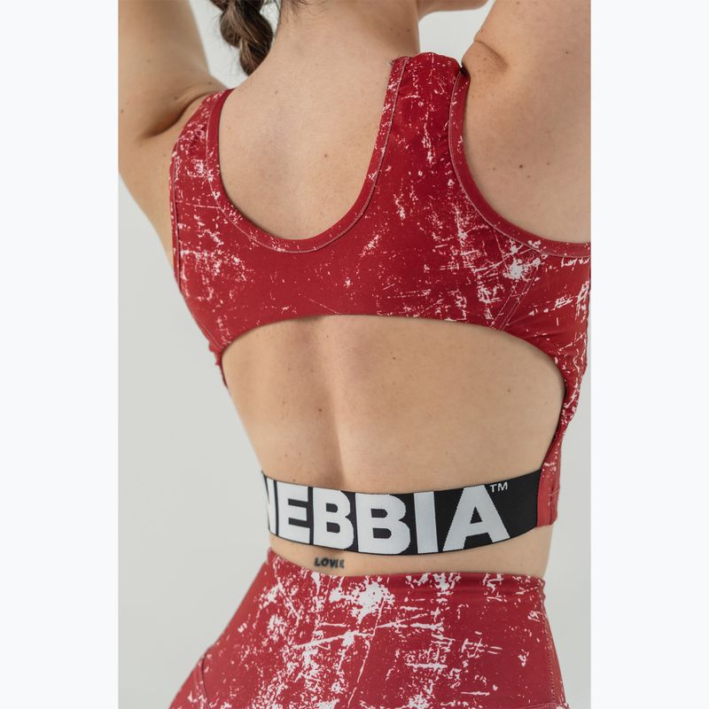 Дамски топ за тренировка NEBBIARough Girl Crop red 6