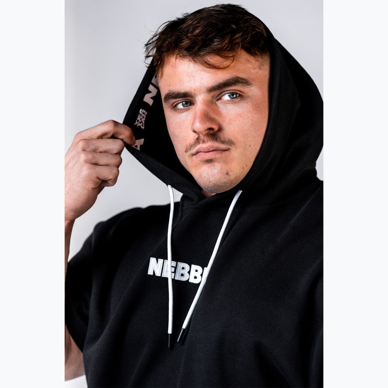 Мъжки суитшърт за тренировка NEBBIA Hero black 5