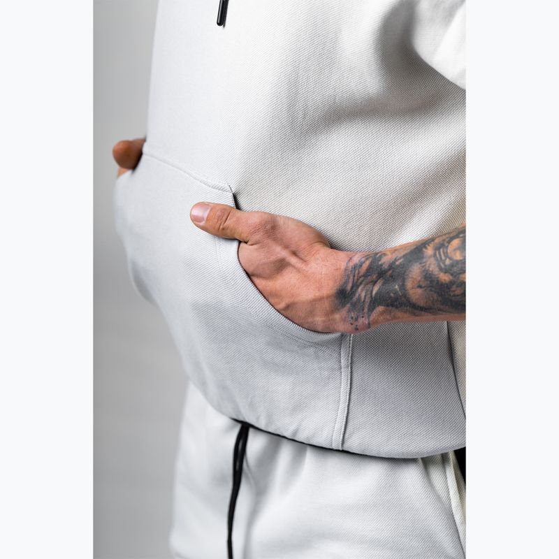 Мъжки суитшърт за тренировка NEBBIA Hero light grey 4